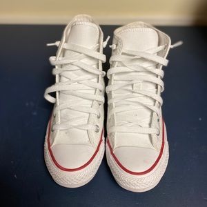 White High Top Converse